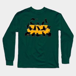 Cute Black Cats on the Couch Long Sleeve T-Shirt